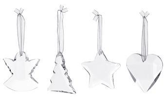 Kenneth Turner Crystal Christmas Tree Decoration Set