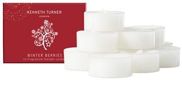 Kenneth Turner Winter Berries Tealight Candles