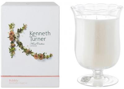 Kenneth Turner Candle in Bouquet Vase - Bubbly