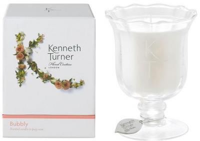 Kenneth Turner Candle in Posy Vase - Bubbly