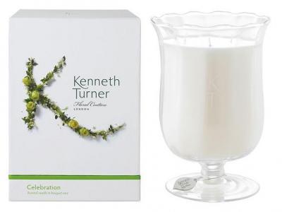 Kenneth Turner Candle in Bouquet Vase - Celebration