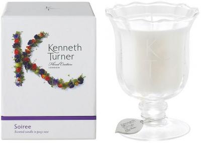 Kenneth Turner Candle in Posy Vase - Soiree