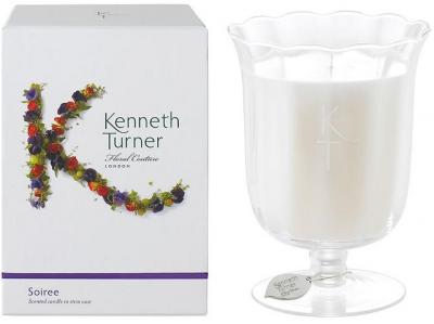 Kenneth Turner Candle in Stem Vase - Soiree