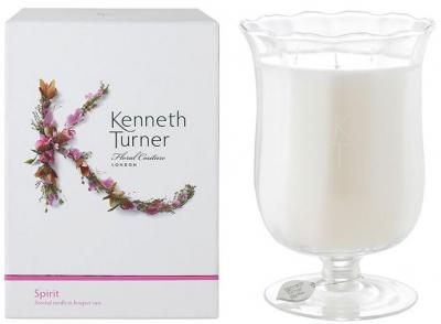 Kenneth Turner Candle in Bouquet Vase - Spirit