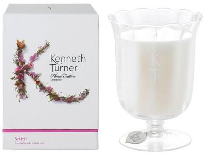 Kenneth Turner Candle in Stem Vase - Spirit