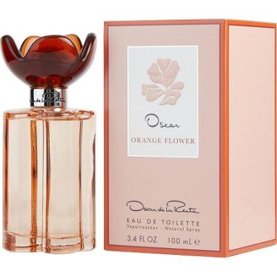 Oscar de la Renta Orange Flower