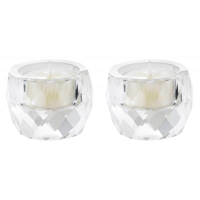 Kenneth Turner Crystal Tealight Holder - Set of 2