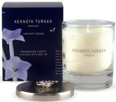 Kenneth Turner Midnight Garden Candle in Glass